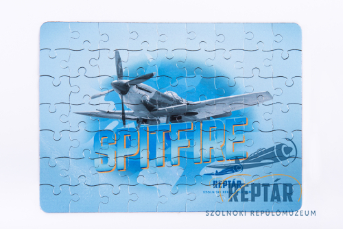Mágneses puzzle-Spitfire mintás