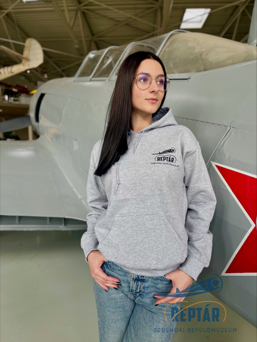 RepTár logós unisex pulóver - szürke