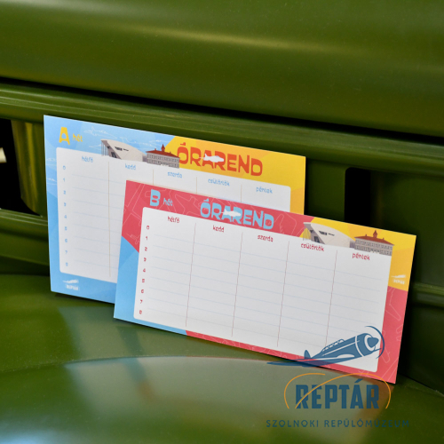 RepTár kicsi órarend